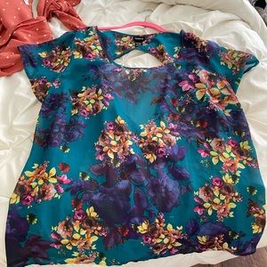 Torrid open back top